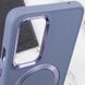 TPU чехол Bonbon Metal Style with MagSafe для OnePlus 9 Серый / Lavender фото 6