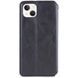Шкіряний чохол-книжка GETMAN Cubic (PU) для Apple iPhone 13 / 14 (6.1") Чорний фото 2