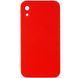 Чехол Silk Square Full Camera Protective (AA) NO LOGO для Apple iPhone XR (6.1") Красный / Red
