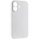 Чехол Silk Full Camera Protective (AA) NO LOGO для Apple iPhone 17 (6.3") Белый / White
