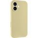 Чехол Silk Full Camera Protective (AA) NO LOGO для Apple iPhone 16 (6.1") Желтый / Mellow Yellow