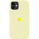 Чехол Silicone Case Full Protective (AA) для Apple iPhone 11 (6.1") Желтый / Mellow Yellow