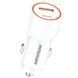 АЗП Amaya ACC-04 PD22.5W+QC3.0 total 37.5W (1USB-A/1C) White фото 1