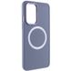 TPU чехол Bonbon Metal Style with MagSafe для OnePlus 9 Серый / Lavender фото 1