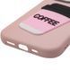 Чехол TPU Leather Toys для Apple iPhone 11 Pro (5.8") Coffee / Pink фото 4