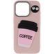 Чехол TPU Leather Toys для Apple iPhone 11 Pro (5.8") Coffee / Pink фото 2