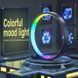 Настільна LED лампа RGB Intelligent circular atmosphere light Bluetooth USB with app Black фото 2