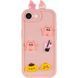 Чохол TPU Toys Case with Ears для Apple iPhone 16e / 17e (6.1") Light Pink фото 2