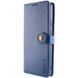 Шкіряний чохол-книжка GETMAN Gallant (PU) для Xiaomi Redmi Note 14 5G Синій