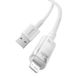Дата кабель Baseus Explorer USB to Lightning 2.4A with Smart Temperature Control (1m) (CATS01000) White фото 5