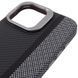 TPU чохол Pixel Craft with Magnetic Fit для Apple iPhone 16 Pro (6.3") Carbon Line фото 4