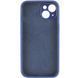 Чохол Silk Full Camera Protective (AA) NO LOGO для Apple iPhone 13 (6.1") Синій / Deep navy фото 2