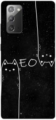 Чохол itsPrint Meow для Samsung Galaxy Note 20
