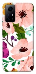 Чехол itsPrint Акварельные цветы для Xiaomi Redmi Note 12S