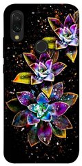 Чохол itsPrint Flowers on black для Xiaomi Redmi 7