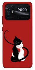 Чохол itsPrint Влюбленные коты для Xiaomi Poco C40