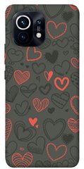 Чехол itsPrint Милые сердца для Xiaomi Mi 11