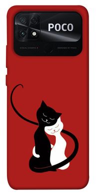 Чехол itsPrint Влюбленные коты для Xiaomi Poco C40