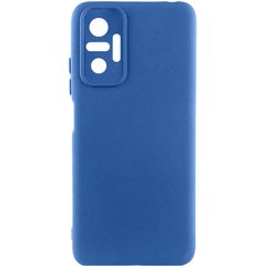 Чохол Silicone Cover Lakshmi Full Camera (A) для Xiaomi Redmi Note 10 Pro / 10 Pro Max Синій / Navy Blue