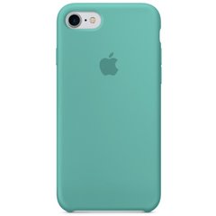 Чехол Silicone case (AAA) для Apple iPhone 7 / 8 (4.7") Бирюзовый / Ice Blue