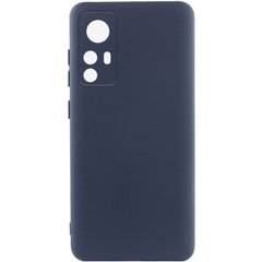 Чохол Silicone Cover Lakshmi Full Camera (A) для Xiaomi 12T / 12T Pro Синій / Midnight Blue