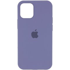 Уцінка Чохол Silicone Case Full Protective (AA) для Apple iPhone 12 Pro Max (6.7") Дефект упаковки / Сірий / Lavender Gray