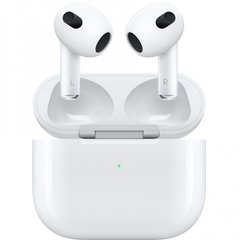 Уцінка Бездротові TWS навушники Airpods 3 Wireless Charging Case for Apple (AAA) Пошкоджена упаковка / White