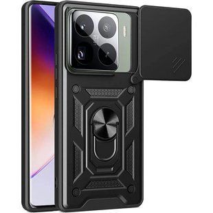 Чохол Ummi Camshield Serge Ring для Xiaomi 15 Чорний