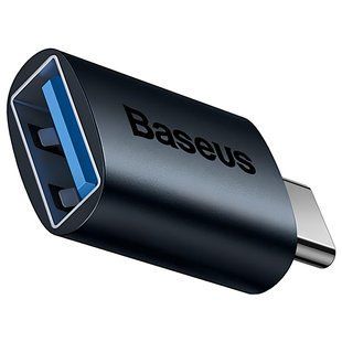 Переходник Baseus Ingenuity Series Mini Type-C to USB 3.1 (ZJJQ000001) Blue