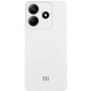 Чохол Silicone Cover Lakshmi Full Camera (AAA) with Logo для Xiaomi Redmi Note 14 5G Білий / White