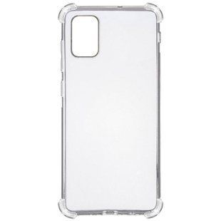 TPU чохол GETMAN Ease logo посилені кути для Samsung Galaxy A31 Безбарвний (прозорий)