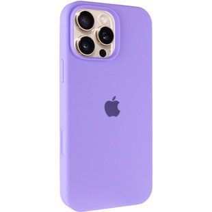 Чехол Silicone Case Full Protective (AA) для Apple iPhone 16 Pro Max (6.9") Сиреневый / Dasheen