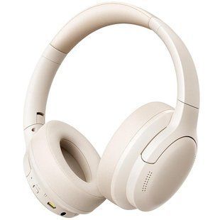 Накладные беспроводные наушники Baseus Bass BH1 Lite AI ENC (A0203C) Starlight Off-White