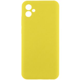 Чехол Silicone Cover Lakshmi Full Camera (AA) для Samsung Galaxy A06 Желтый / Flash