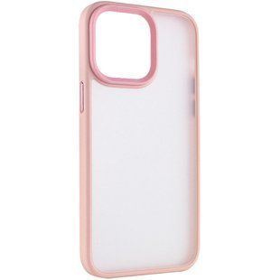 TPU+PC чехол Metal Buttons для Apple iPhone 14 Pro Max (6.7") Розовый / Pink