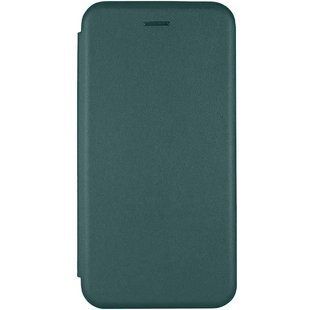 Кожаный чехол-книжка Classy для Apple iPhone 13 (6.1") Зеленый