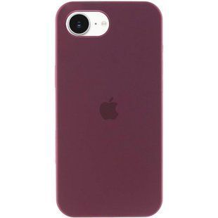 Чохол Silicone Case Full Protective (AA) для Apple iPhone 16e / 17e (6.1") Бордовий / Plum