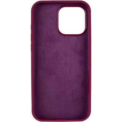 Чохол Silk Full Protective (AA) NO LOGO для Apple iPhone 16 Pro (6.3") Бордовий / Maroon