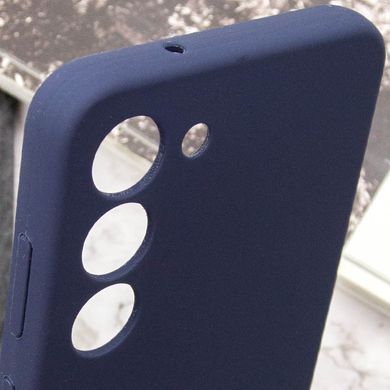 Чехол Silicone Cover Lakshmi Full Camera (AAA) для Samsung Galaxy S24+ Темно-синий / Midnight blue