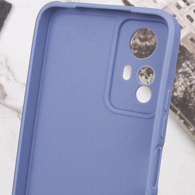 Силиконовый чехол Candy Full Camera для Xiaomi Redmi Note 12S Голубой / Mist blue