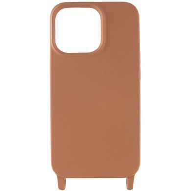 Чехол TPU two straps California для Apple iPhone 13 (6.1") Коричневый