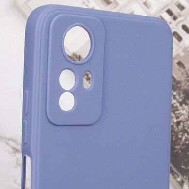 Силиконовый чехол Candy Full Camera для Xiaomi Redmi Note 12S Голубой / Mist blue