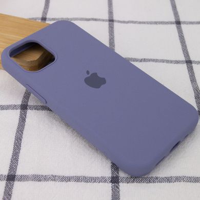 Уценка Чехол Silicone Case Full Protective (AA) для Apple iPhone 12 Pro Max (6.7") Дефект упаковки / Серый / Lavender Gray