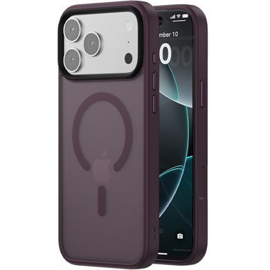 Чохол Ummi Colorful with Magnetic Fit для Apple iPhone 17 Pro / 18 Pro (6.3") Бордовий / Deep Cherry