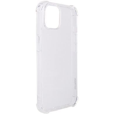 TPU чехол GETMAN Ease logo усиленные углы для Apple iPhone 14 (6.1") Бесцветный (прозрачный)