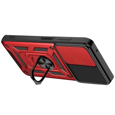 Ударопрочный чехол Camshield Serge Ring для Xiaomi 11T / 11T Pro Красный
