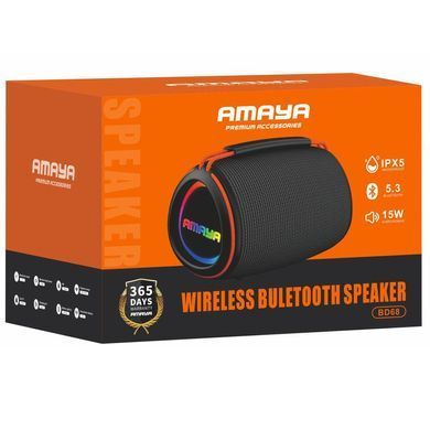 Bluetooth Колонка Amaya BD68 15W Black