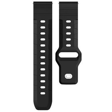 Силіконовий ремінець Defense для Smart Watch 20mm Black