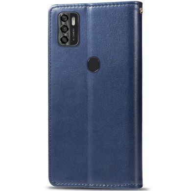 Шкіряний чохол книжка GETMAN Gallant (PU) для ZTE Blade A7s (2020) Синій