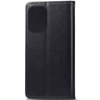 Кожаный чехол книжка GETMAN Gallant (PU) для ZTE Blade A72 Черный